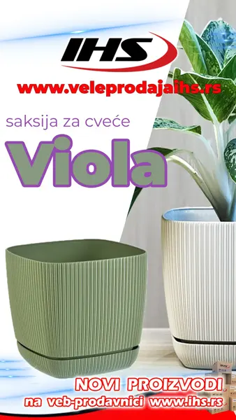 reklamni flajer veleprodaje ihs za saksiju viola