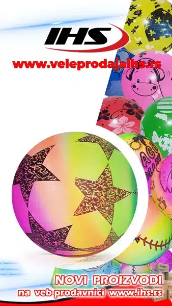 dečija gumena lopta za igru u parku