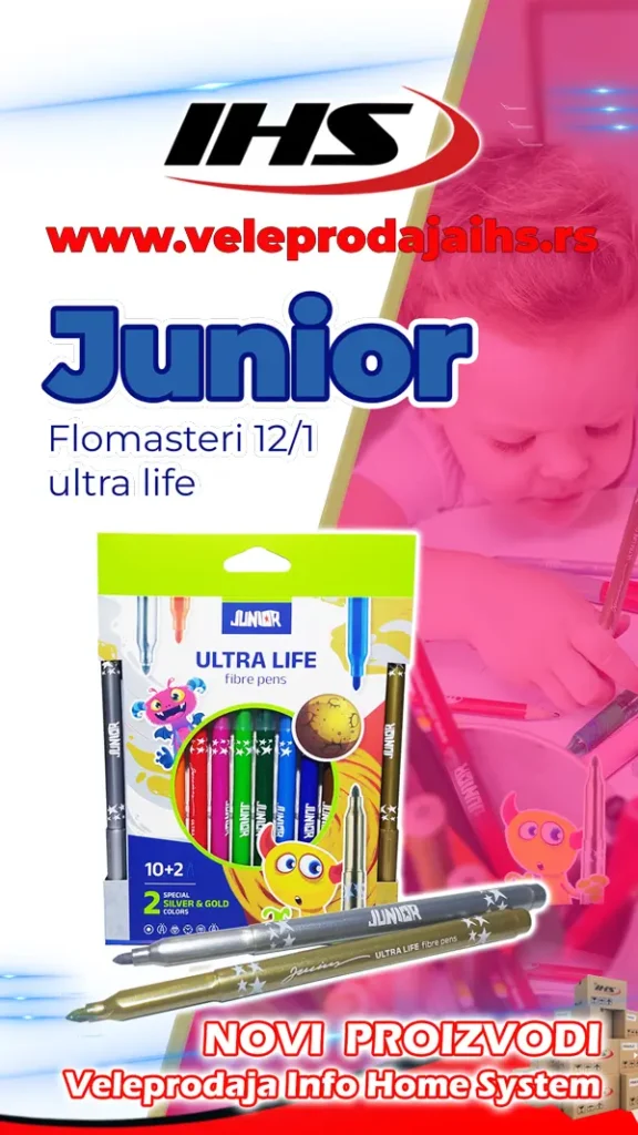 reklamna objava za školski pribor junior