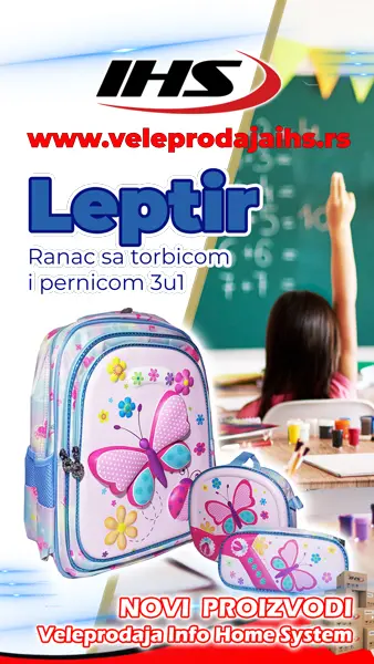 školski ranac 3u1 sa torbicom i pernicom