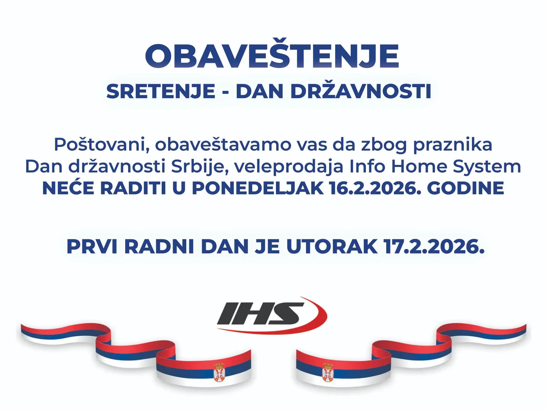 dan državnosti srbije sretenje